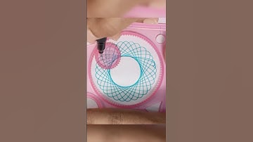 The original spirograph design set#art_drafts #trending #spirograph #asmr #viralvideo #ytshort #art