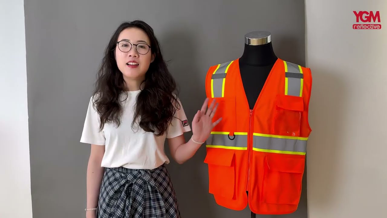 Stay Safe. Stay Seen. Choose YGM High-Visibility Reflective Safety Vests!