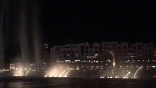 Music fountain Dubai 2016 AA Bali Habibi