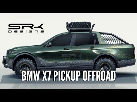 BMW X7 Pickup offroad Edition - Rendering - Making Video | SRK Designs