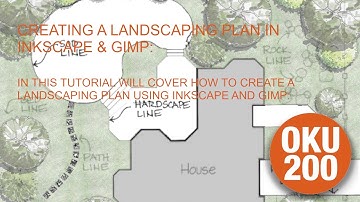 CREATING A LANDSCAPING PLAN IN INKSCAPE & GIMP