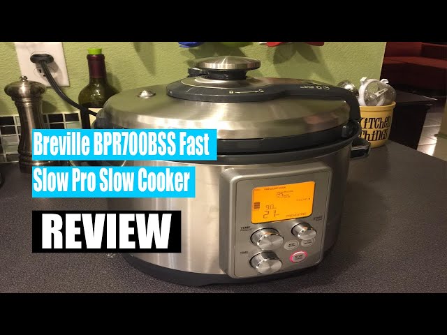 Breville Fast-Slow Pro Multi Function Cooker, Brushed Stainless Steel