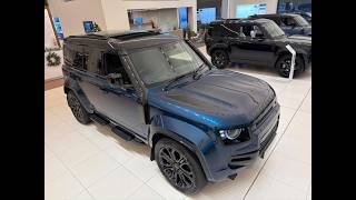 2026 Blue Land Rover Defender 110 4 4 P635 V8 MHEV OCTA
