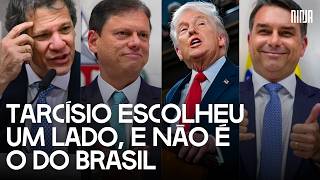 💥Tarcísio apoiou Trump em ataque ao Brasil e Haddad detonou: namorado da extrema-direita💥