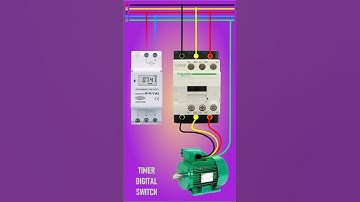 Digital Timer Switch with Contactor #electrical #timerswicth