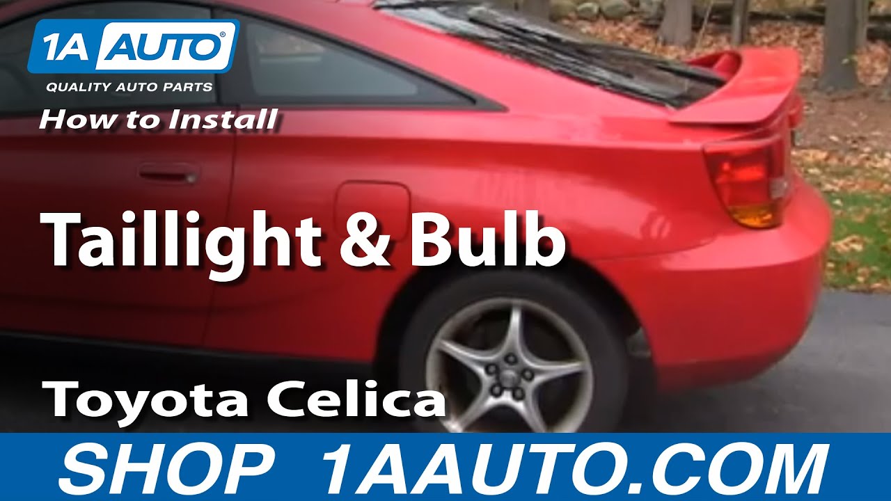 How To Replace Taillights and Bulbs 00-05 Toyota Celica