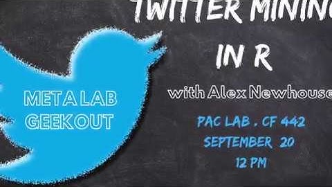 Intro to Twitter Mining Using R