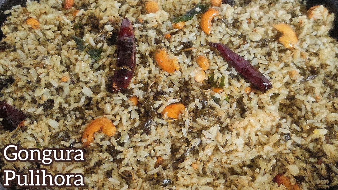 Dongora Rice Gongura Rice | Gongura Pulihora | Gongura Rice in Telugu | Gongura ...