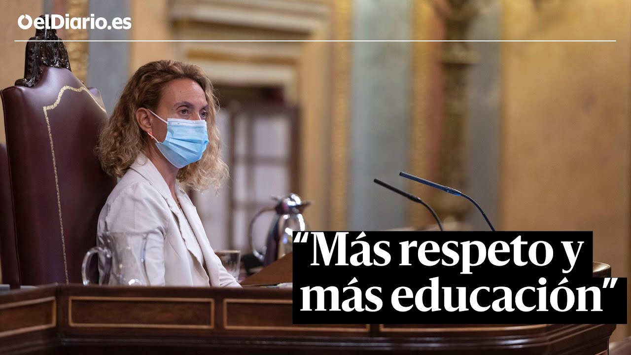 La bronca de Batet a los diputados: 