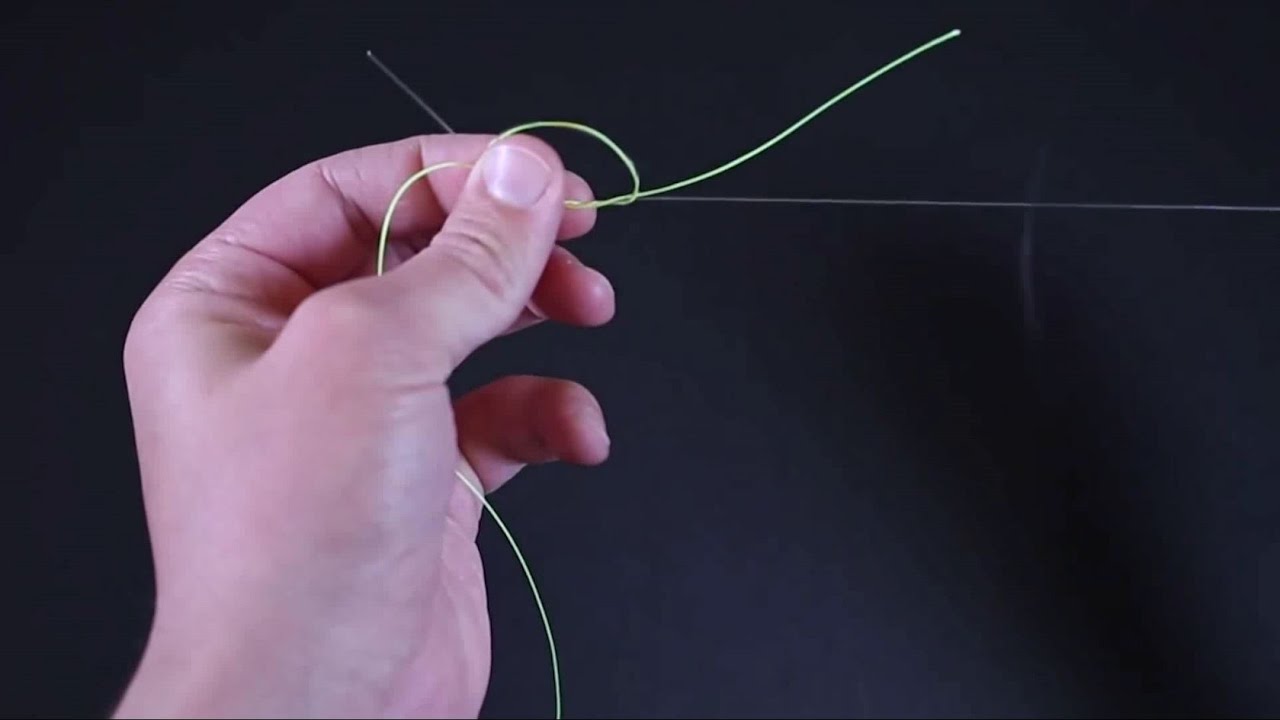 Knot How-To: Fluoro leader to braid with the surgeons knot #PLine