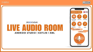 Create a Live Audio Room App in Android Studio using ZEGOCLOUD | Android Projects