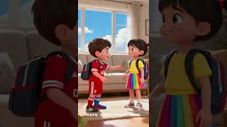 Brother hides all the candy in his socks #2d #cartoon #animation #funny