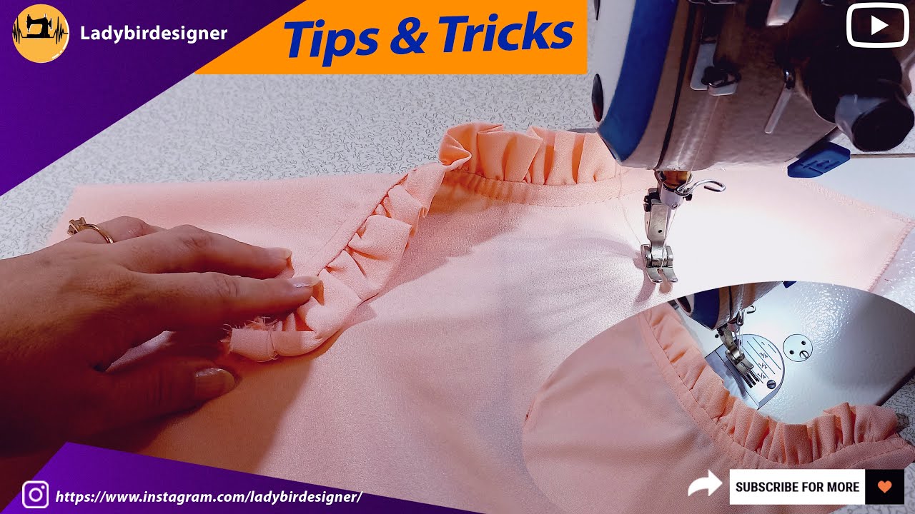 📌Easy Techniques for Sewing Ruffle that you should know | How to Sew ...