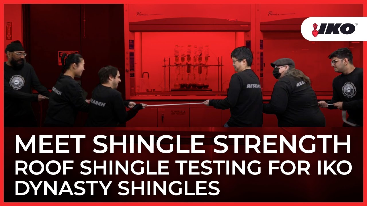 Meet Shingle Strength Roof Shingle Testing for IKO Dynasty Shingles