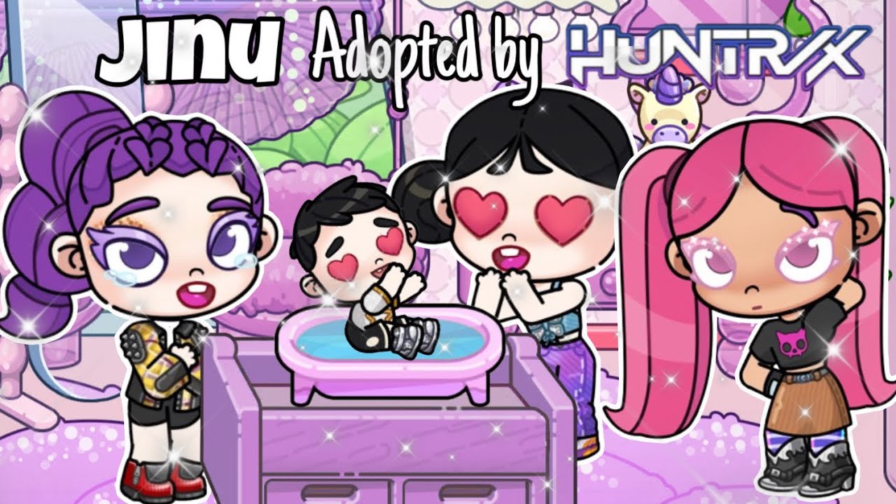 Jinu Adopted by KPOP DEMON HUNTERS In Avatar World🖤💜Roleplay| HUNTRIX | Pazu