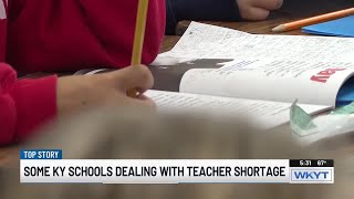 Many Kentucky school districts still dealing with teacher shortages