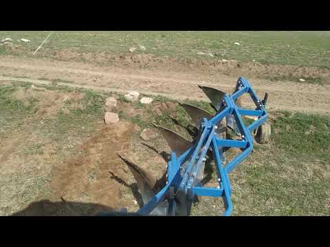TÜMOSAN 8185 5-14 ÜNLÜ PULLUK İLE TARLA SÜRÜMÜ.