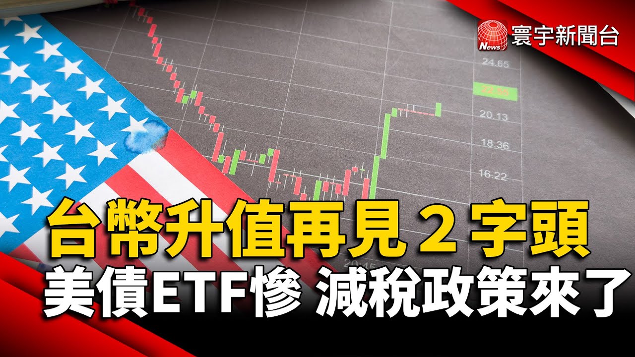 台幣升值再見「2字頭」美債ETF慘！減稅政策來了？｜#寰宇新聞@globalnewstw