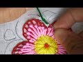 hand embroidery fantasy flower stitch|beautiful stitch for cousin and bead-sheet