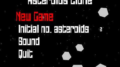 SDL OpenGL Asteroids