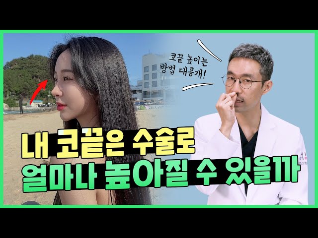 [코성형] 내코끝은 수술로 얼마나 높아질 수 있을까?
