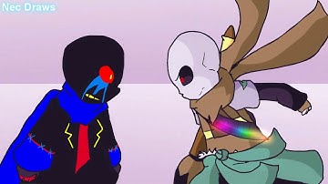 Ink Sans vs Error Sans (Animation)