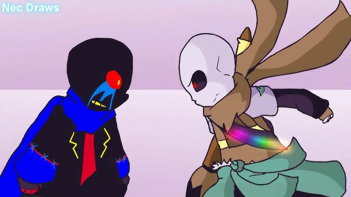 Cross!Sans (XTale) vs Geno!Sans (AfterTale) (Animation) 