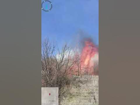Vâlcea Incendiu la Sinești YouTube