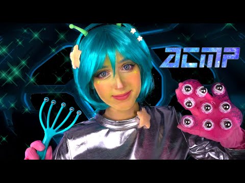 АСМР Инопланетянка изучает твое тело и делает тебе массаж | Ролевая игра | Alien gives you a massage
