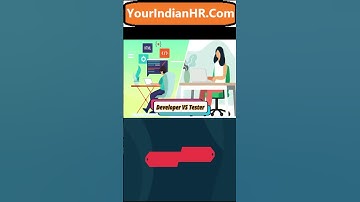 Software Developer VS Software Tester - YourindianHR  #shorts