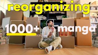 setting up my NEW home library (house & collection tour)