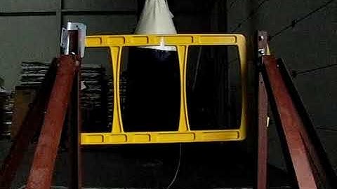 Industrial Safety Gates Competitor A - Impact Testing at 90cm