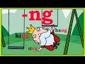 Ng sound song  phonics song for kids  smiley rhymes