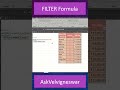 99% People Don’t Know This Excel Filter Formula 2021 | Askvelvigneswar #ExcelShorts #tips