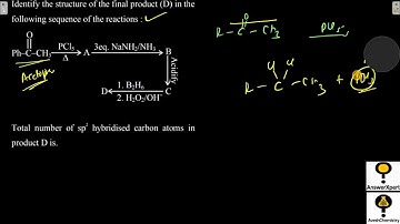 Identify the structure of the final product (D) in the following sequence of the reactions :