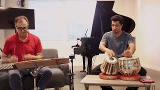 Santur & Tabla improvisation inspired by “Saghi” by Davood Azad.بداهه‌نوازی سنتور و طبلا