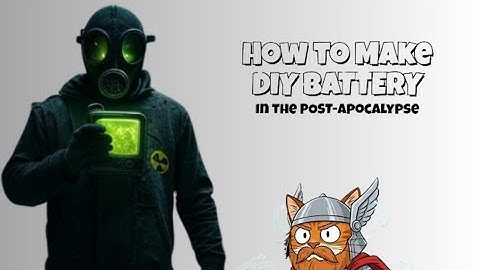 How To Make DIY Battery In Post Apocalyptic World-Explained #shorts #science #apocalypse