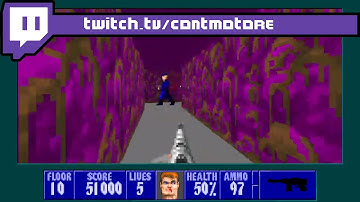 (Twitch Live) Wolfenstein 3D TC(GZDoom), Episode 01 - UV Max