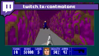 (Twitch Live) Wolfenstein 3D TC(GZDoom), Episode 01 - UV Max