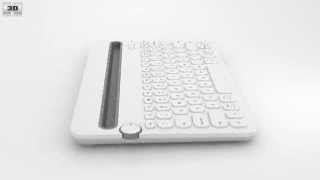 Logitech K480 Wireless Keyboard 3D model by 3DModels.org screenshot 2