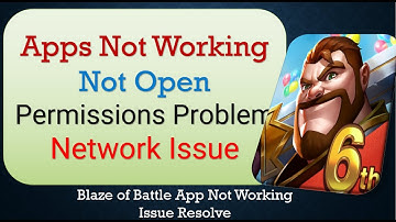 How To Fix Unfortunately, Blaze of Battle App has stopped | Keeps Crashing Problem in Android