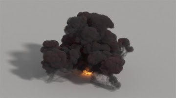 Explosion VFX Phoenix FD for Autodesk 3ds max + Corona Renderer - Test 001