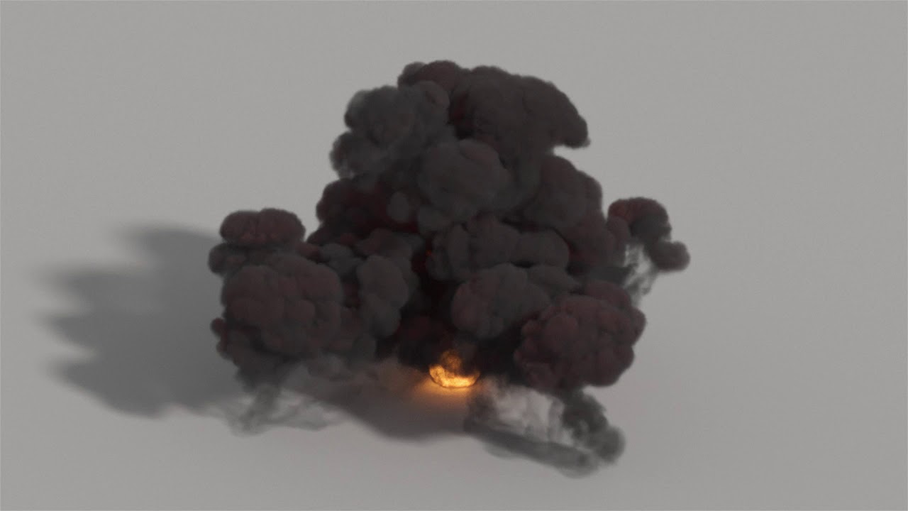 Explosion VFX Phoenix FD for Autodesk 3ds max + Corona Renderer - Test ...