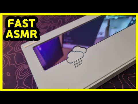 【FAST ASMR】 레이니75 HMX 바이올렛⌨️ | 강렬한 기계식키보드 타이핑 소리 | 공부 수면 팅글 ASMR😴 | 중간광고 없음 | No Talking