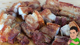 Como hacer CHICHARRONES en la AIR FRYER 🐷 Receta rápida en la Freidora de Aire