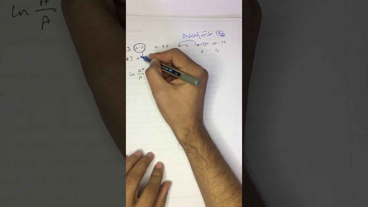 المحاضرة الثانية   الكيمياء الحركية المرحلة الثالثة   1