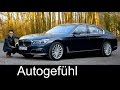 BMW 7-Series 7er FULL REVIEW test driven 740i all-new neu G11 2016/2017 with Autobahn