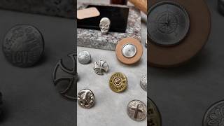 ✨ Level Up Your Leather Game | Themed Cap Line 24 Snaps 🤩 #LeatherSnap #SnapButton #DecorativeSnap