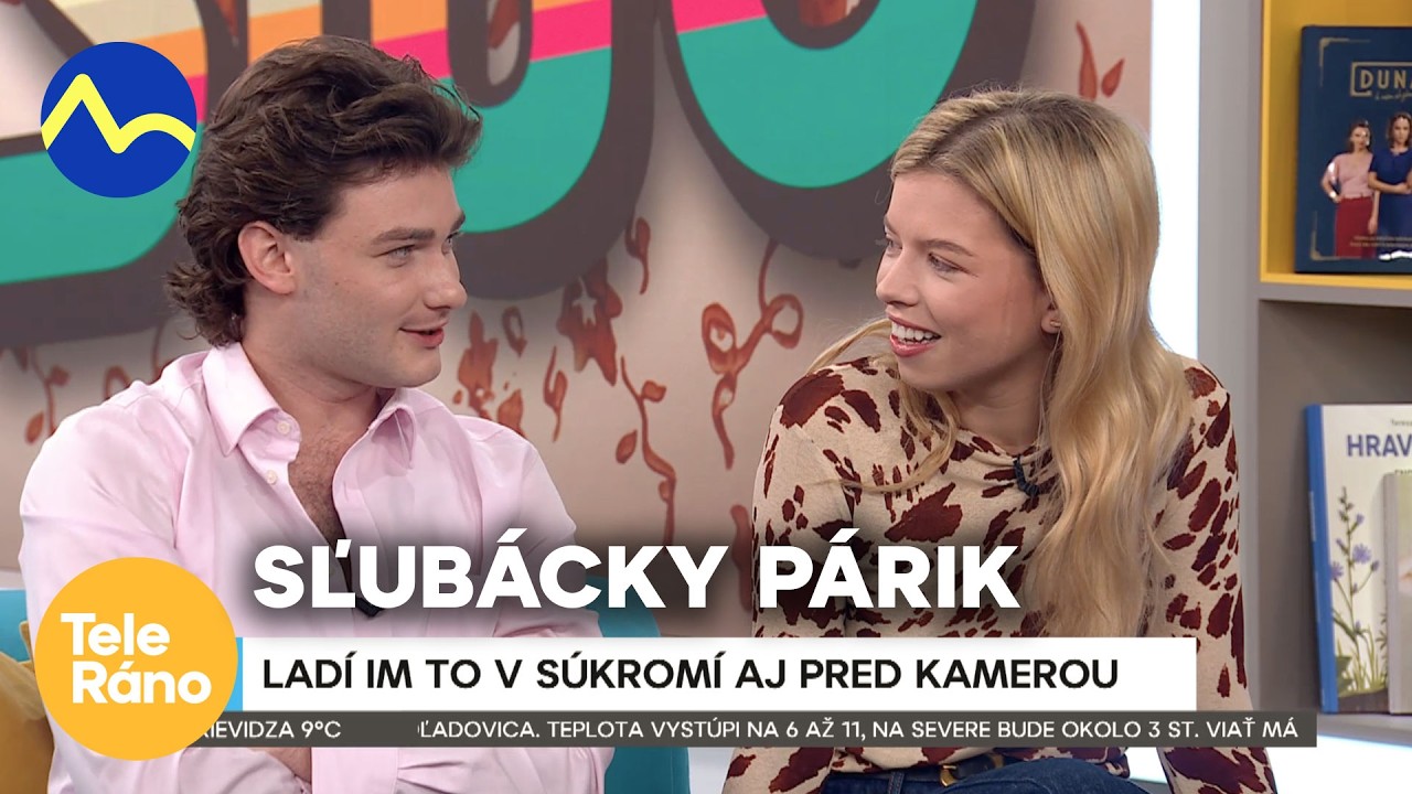 Sľubácky párik: Kristíne Siskovej a Filipovi Pavúkovi to ladí v súkromí aj pred kamerou | Teleráno