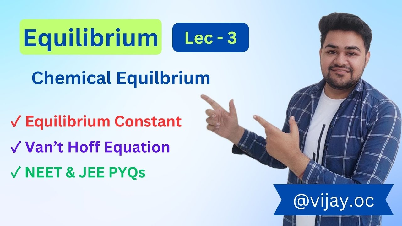 Equilibrium Constant and its properties, Vant Hoff Equation - Chemical ...